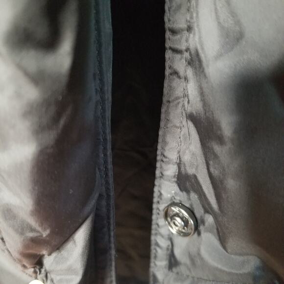 DKNY Active Black Long Puffer Full-Zip Parka Down Jacket Coat Quilted XS - Picture 8 of 12